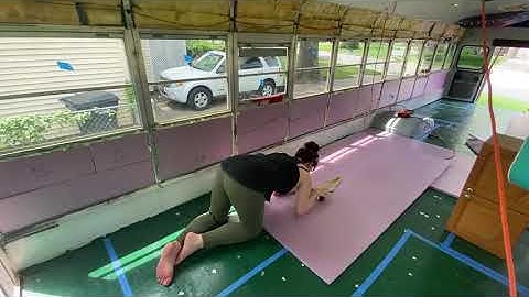 Week 6 Skoolie Build -- Insulation and Sub-floor!!