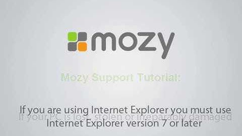 Web Restore: How to restore all the files you have backed up on the Mozy Backend Servers (MozyPro)