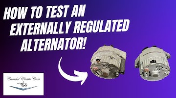 How to bench test an externally regulated Delco Remy alternator