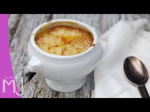 SOPA DE CEBOLLA GRATINADA | Receta tradicional francesa