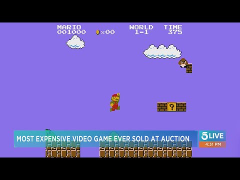 Rare Super Mario Bros. game sells for record $660,000 at auction