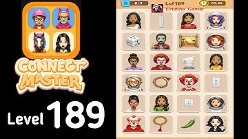 Connect Master Match Puzzle level 189 Guide Walkthrough Solution