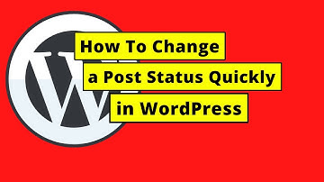 How To Quickly Change Post Status in WordPress