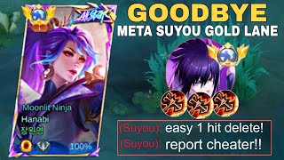 GOODBYE META SUYOU GOLD LANE! HANABI NEW META DESTROYER BUILD WILL MAKE HER META AGAIN!!🔥 (MUST TRY)