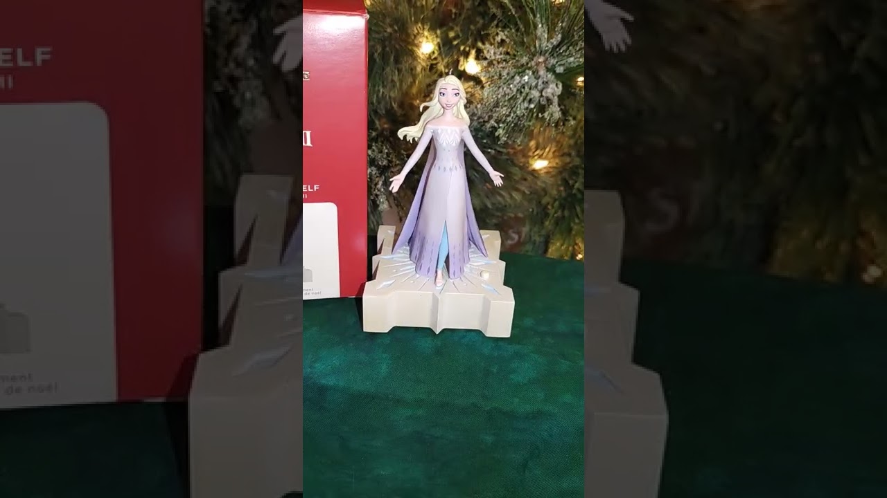 2021 DISNEY FROZEN 2 ELSA SHOW YOURSELF MUSICAL CHRISTMAS KEEPSAKE ORNAMENT