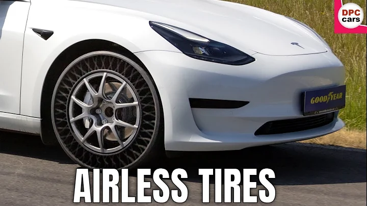 Goodyear Tire Testing AIRLESS TIRES on the TESLA MODEL 3
