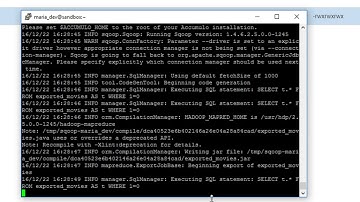 38 Activity Use Sqoop to export data from Hadoop to MySQL