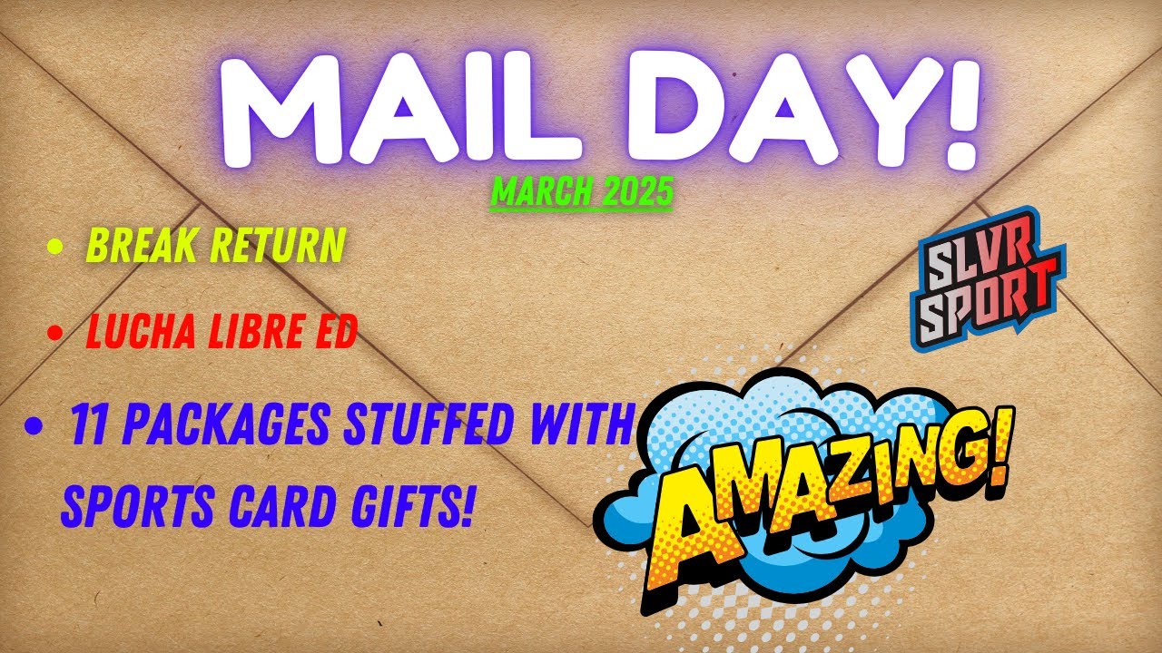 Another Incredible Mail Day from The BEST Community in Sports Cards!