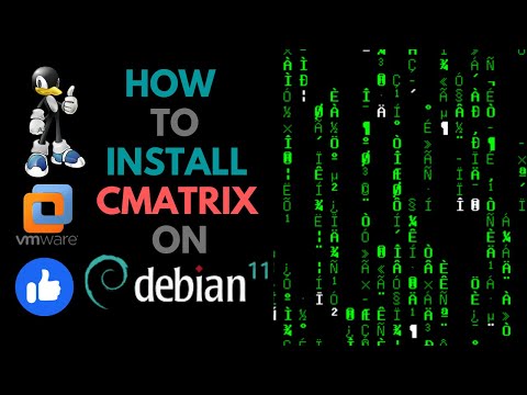 How to install cmatrix the falling matrix code on Debian #linux #shorts #trending #shortsvideo