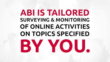 Activity Based Intelligence