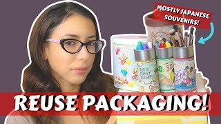 How to Reuse Packaging for Storage &amp; Organization! | Japanese Souvenir Packaging