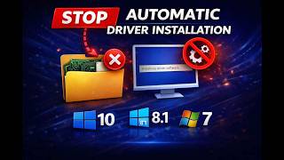 How to Stop Automatic Driver Installation on Windows 10, 8.1 or 7 | GearUpWindows Tutorial