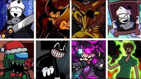 FNF Portrait mods and different characters sing it (Everyone Sings Portrait)