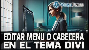 Cómo editar el menú o cabezera de navegación en DIVI wordpress desde cero #10
