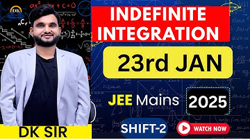 Let ∫▒  mx^3 sin⁡x" " dx=g(x)+C, where C is the |JEE Main 2025 (Online) 23rd January Evening Shift|
