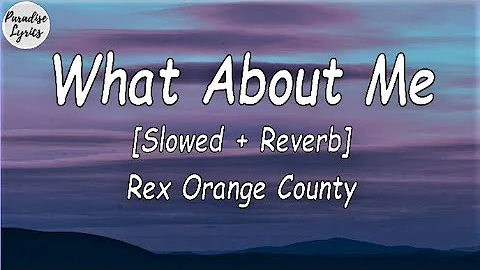Rex Orange County - What About Me [Slowed + Reverb (Television/So Far So Good) (Lyrics Video)
