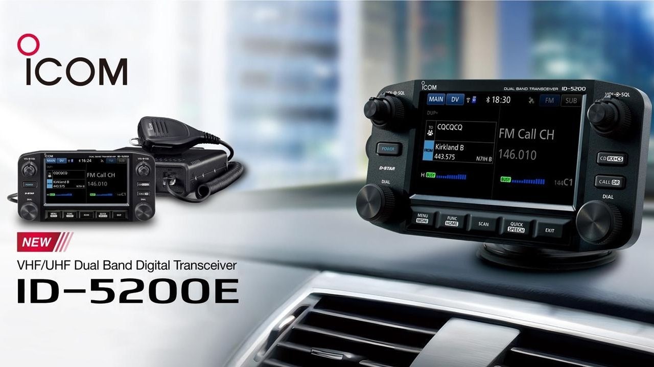NEW Icom ID-5200E Dual-Band D-STAR Mobile | Overview & Main