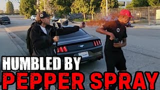 FAKE THUG GETS HUMBLED BY PEPPER SPRAY | Pepper Spray Compilation | First Amendment Audit