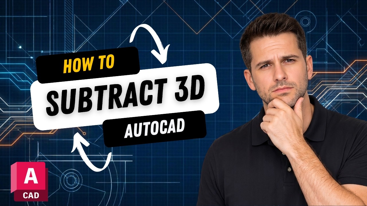 How to Use SUBTRACT Command in AutoCAD 3D (2026 Updated) - YouTube