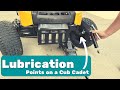 Cub cadet xt1 enduro  lubrication points and how to grease wheels