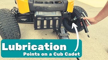 Cub Cadet XT1 Enduro - Lubrication Points and How to Grease Wheels