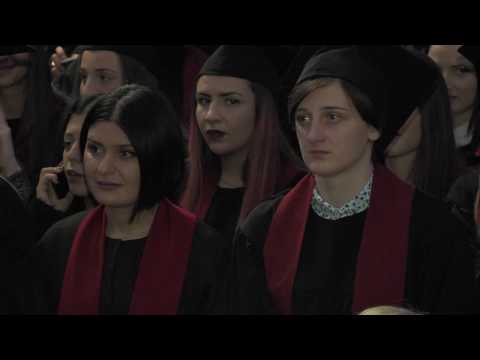 დიპლომების გადაცემის ცერემონია კსუ-ში 05.11.2016 კსუ/CIU