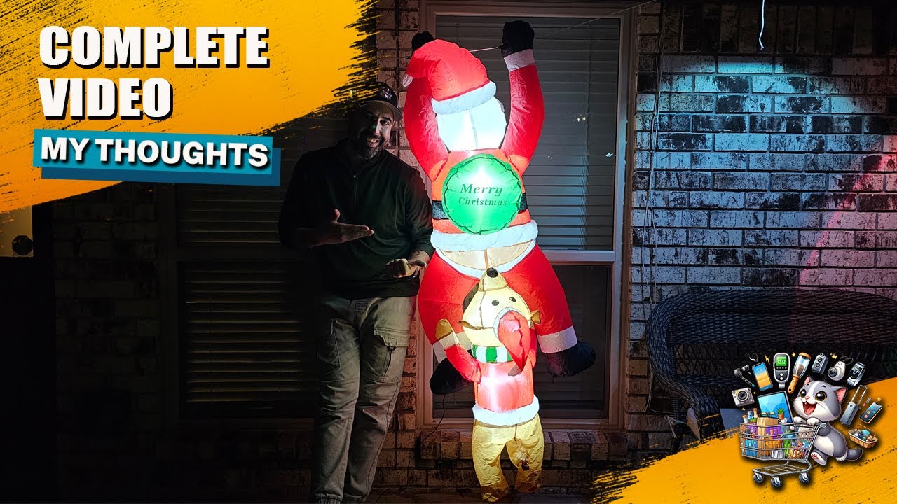 Funny Christmas Inflatables: Santa & Dog 6Ft Blow-Up Review