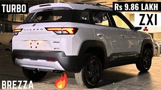 2026 Maruti Suzuki Brezza ZXI Turbo Variant - Cruise Control, Alloys, Rear Wiper | Brezza ZXI Turbo