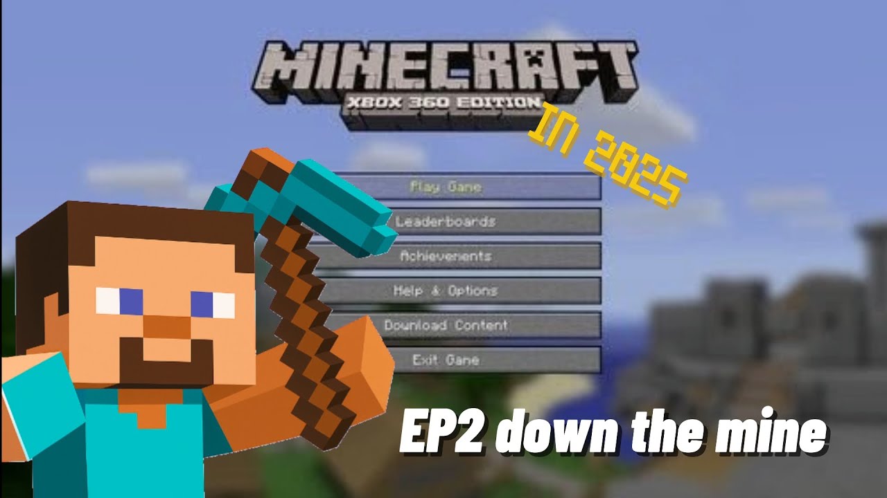Minecraft TU1 EP2 down the mine Xbox 360 edition let's play - YouTube