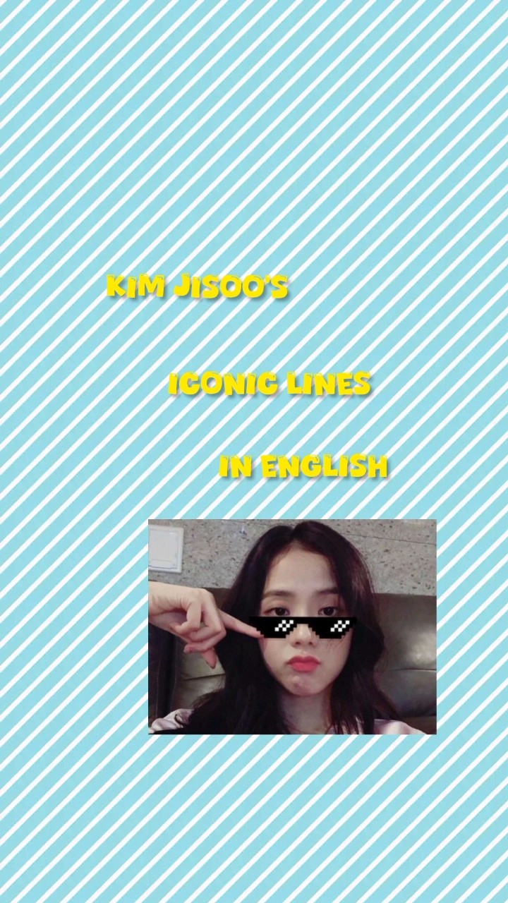 KIM JISOO'S iconic lines in ENGLISH #jisoo #jennie #lisa #rosé #blackpink #shorts