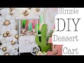 Simple Dessert Cart with Balloon Garland Tutorial | Sharpe Designs by Lakeisha