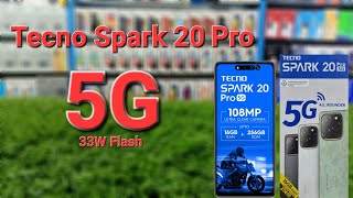 Tecno Spark 20 Pro 5G Unboxing, First Impression And Review #tecno