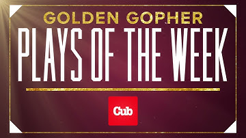 Golden Gopher Cub Plays of the Week: March 21-28