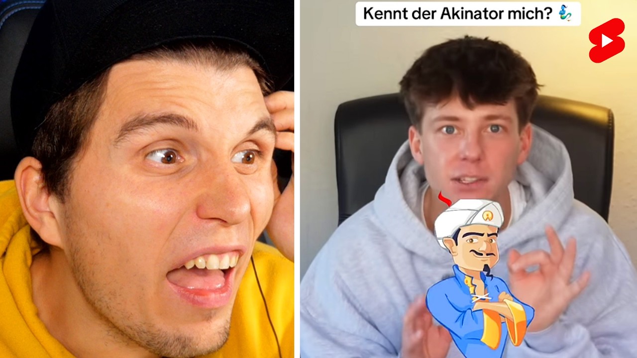 Paluten guckt Shorts bis der Akinator ihn kennt
