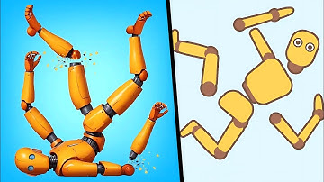 RAGDOLL BREAK BONES vs ELASTIC PLAYGROUND - Max Levels Gameplay - Android GAMES,Part#666.