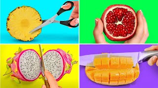 40 KITCHEN BASICS TO CUT AND PEEL LIKE A PRO || Cooking Hacks by 5-Minute Recipes