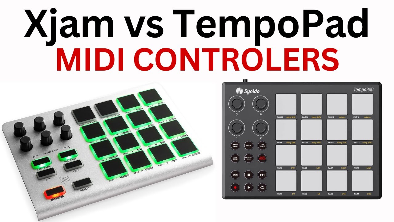 Xjam vs Tempo Pad 16  MIDI CONTROLLERS FOR BEGINNERS & Pros | Both on Amazon