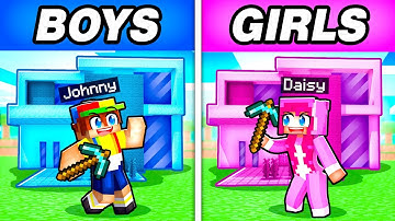 I Cheated in a BOY vs GIRL Minecraft Build Battle!