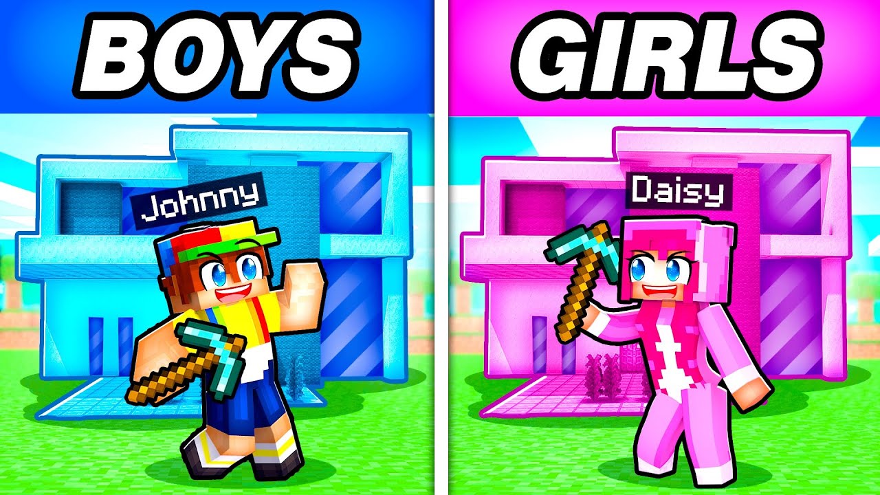 I Cheated in a BOY vs GIRL Minecraft Build Battle!