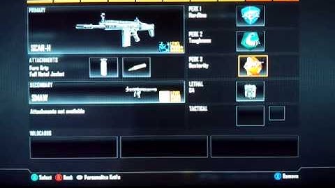 Best Class setup Black Ops 2- Scar H