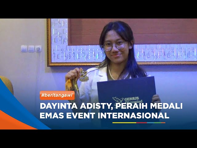 NGAWI - Dayinta Adisty, Pelajar Kota Ramah Peraih Medali Emas Event Menyanyi Internasional class=