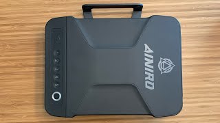 Ainiro Portable Biometric Gun Safe Unboxing And First Impressions