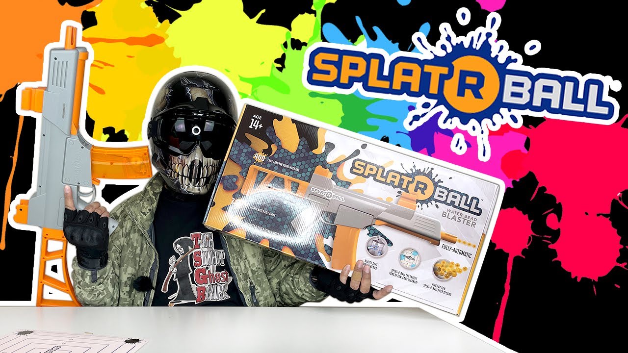 SplatRBall Water Bead Blaster YouTube