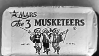 3 Musketeers Candy Bar Vintage TV Commercial HD