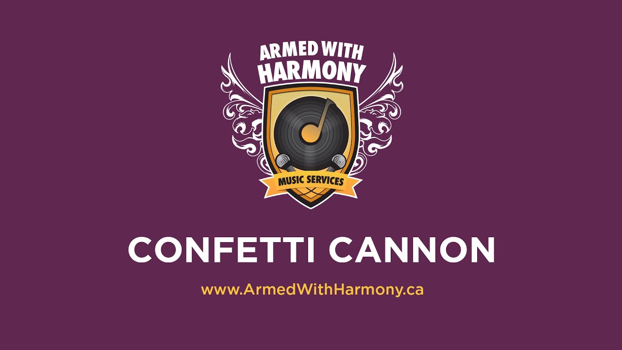 Saskatoon Special Event Rentals Armed With Harmony Confetti Cannon