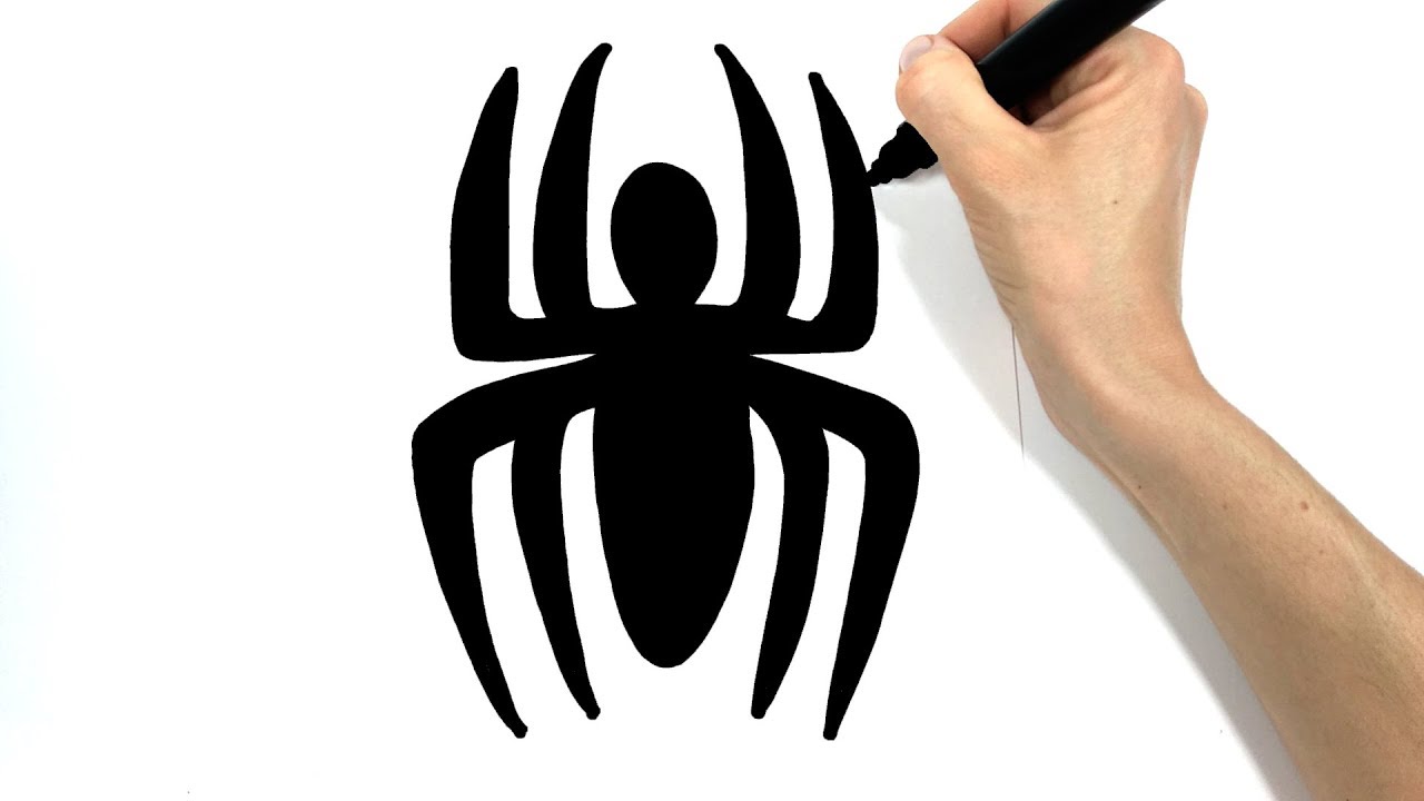 Dibujar el Logo de Spiderman Un Nuevo Universo - YouTube