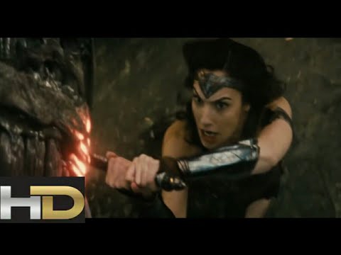 Batman v Superman: Dawn of Justice -Wonder Woman join Badman and Superman to defeat the monster.