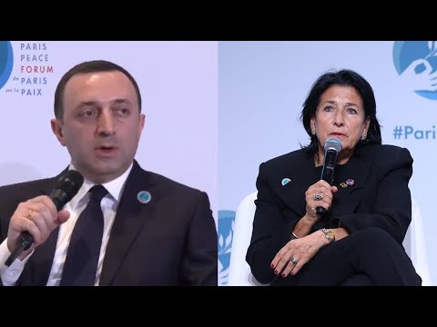 ღარიბაშვილს პარიზის მშვიდობის ფორუმზე თამაზ გინტურის მკვლელობა არ უხსენებია