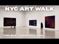 NYC Art Walk: Chelsea & Upper East Side Galleries + The High Line Architectural Views