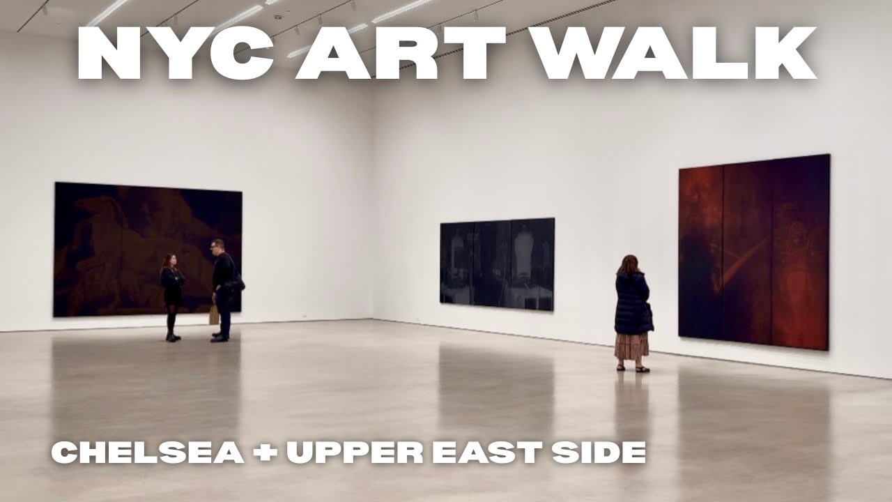 NYC Art Walk: Chelsea & Upper East Side Galleries + The High Line Architectural Views